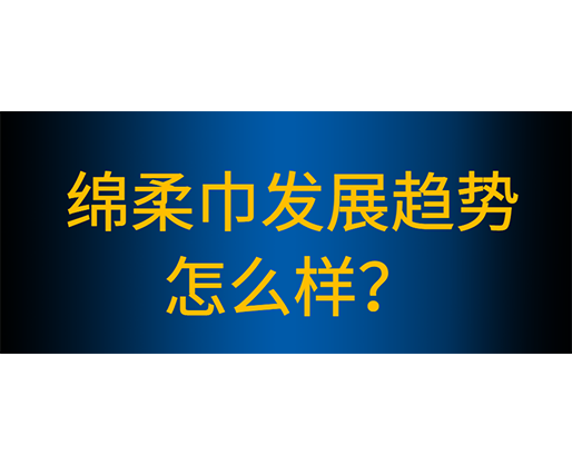 綿柔巾生產(chǎn)線有哪些性能特點(diǎn)，綿柔巾發(fā)展趨勢(shì)怎么樣？