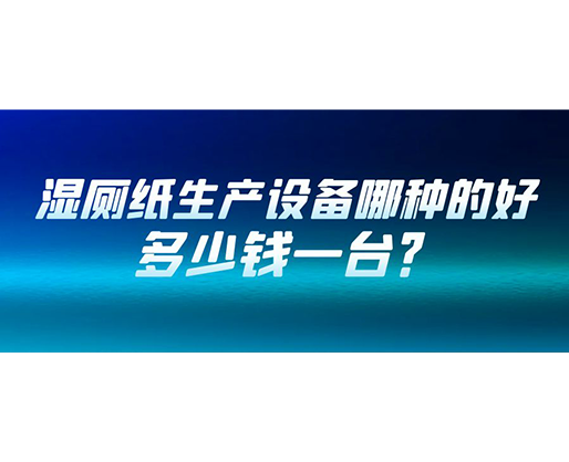 濕廁紙生產(chǎn)設(shè)備哪種的好？多少錢一臺？